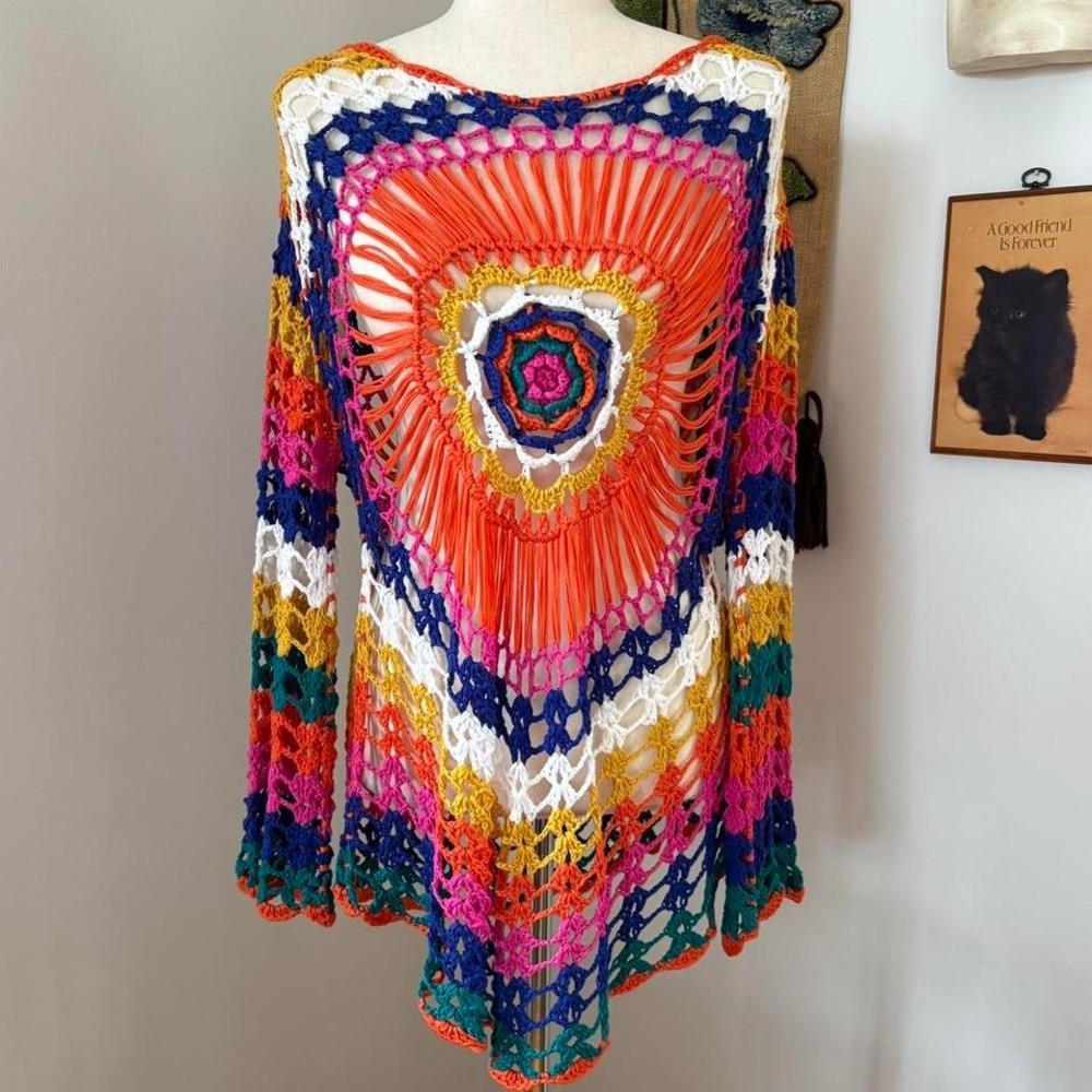 Colorful Crochet Cover-Up